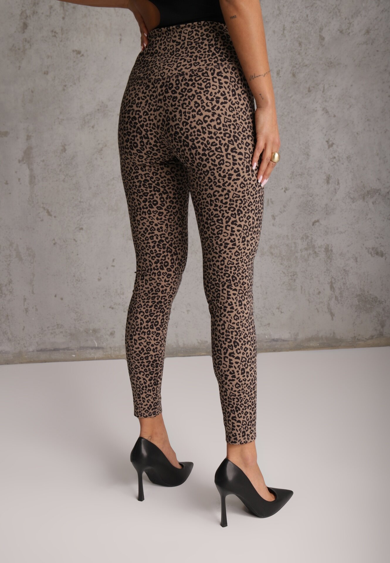 jumelle Colanți modelatori High Waist Palestrona Bej