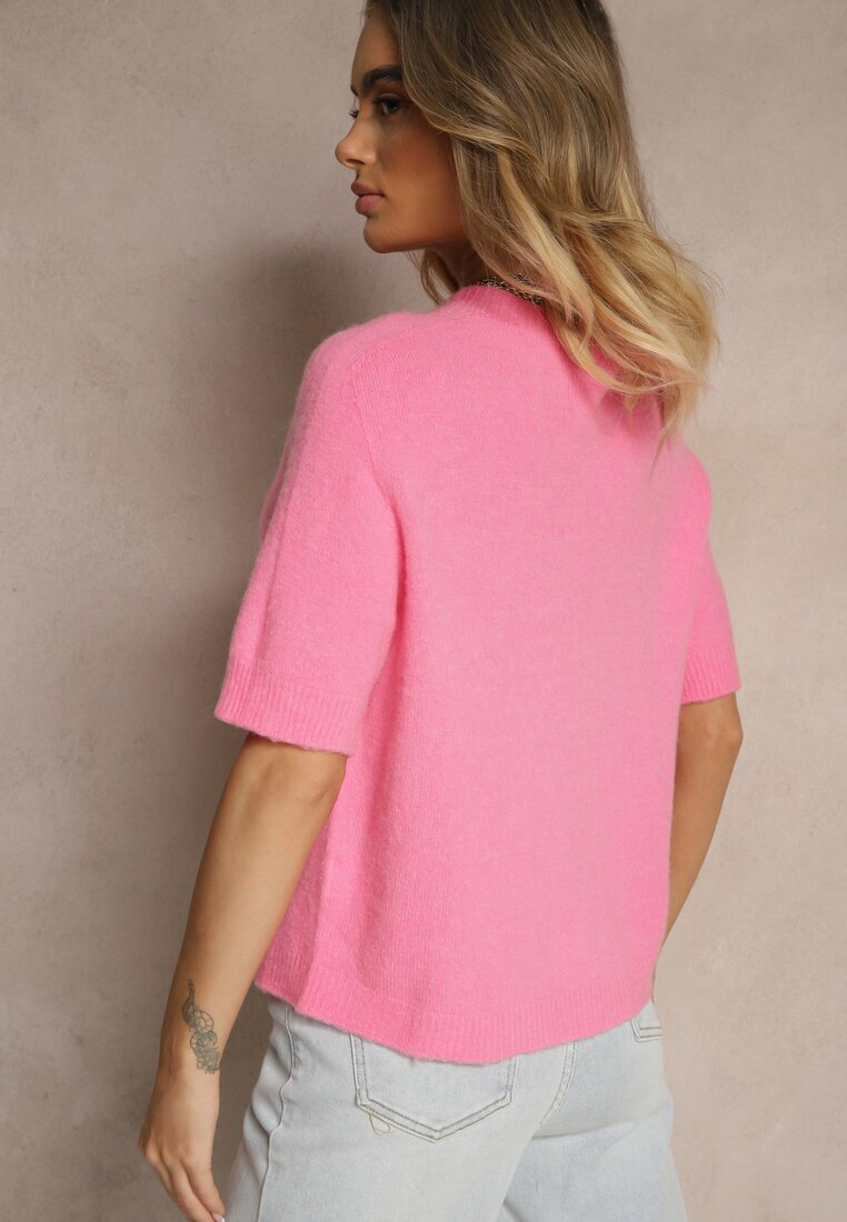 jumelle Pulover Roz stil tricou cu lână Dannirae