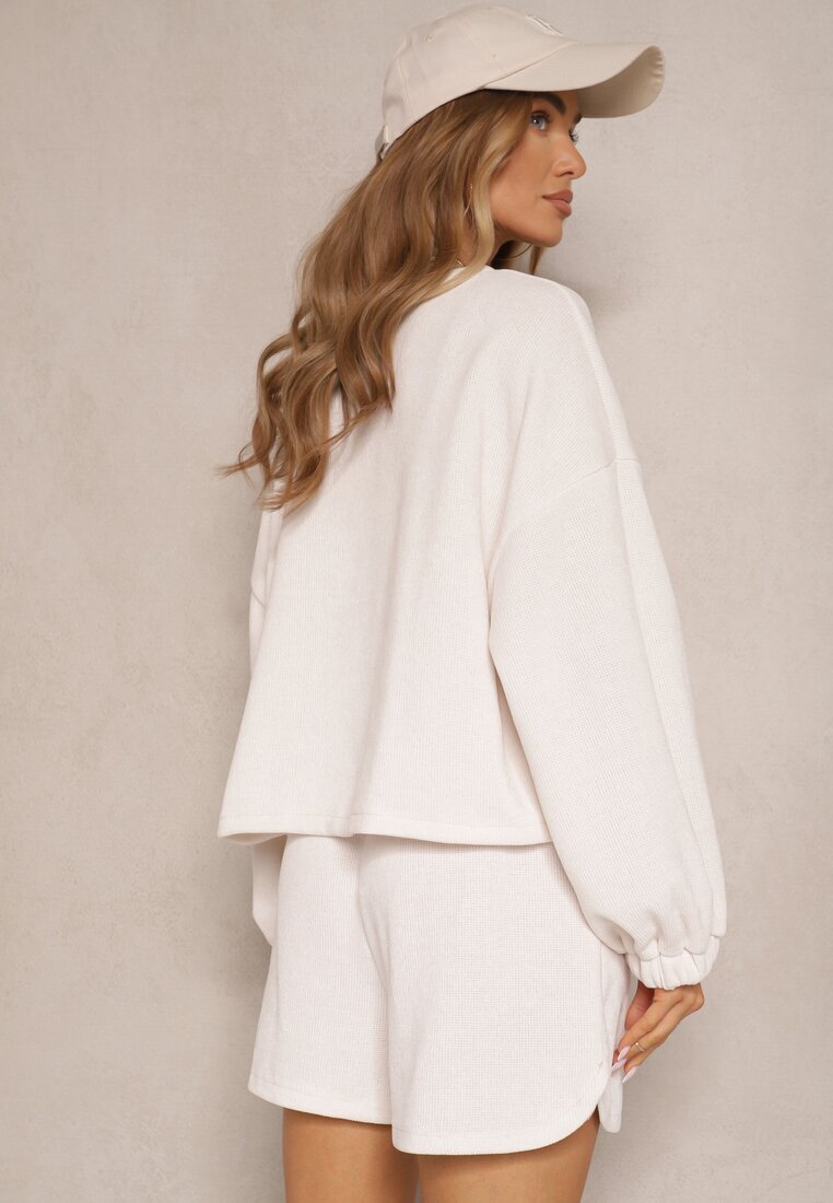 jumelle Set Bej deschis De bază Pantaloni scurți și Bluză Novirissa