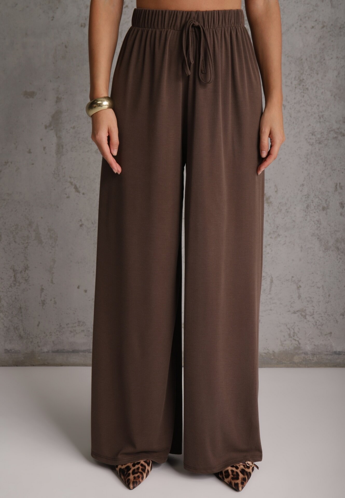 jumelle Set fluid de vară cu vâscoză bluză și pantaloni wide leg Nanassa Maro