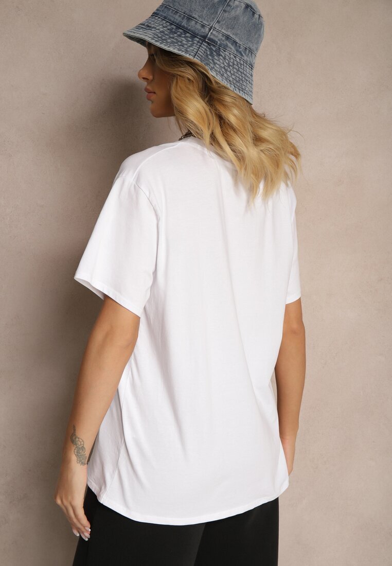 jumelle Tricou Alb De bumbac Basic Lorseli