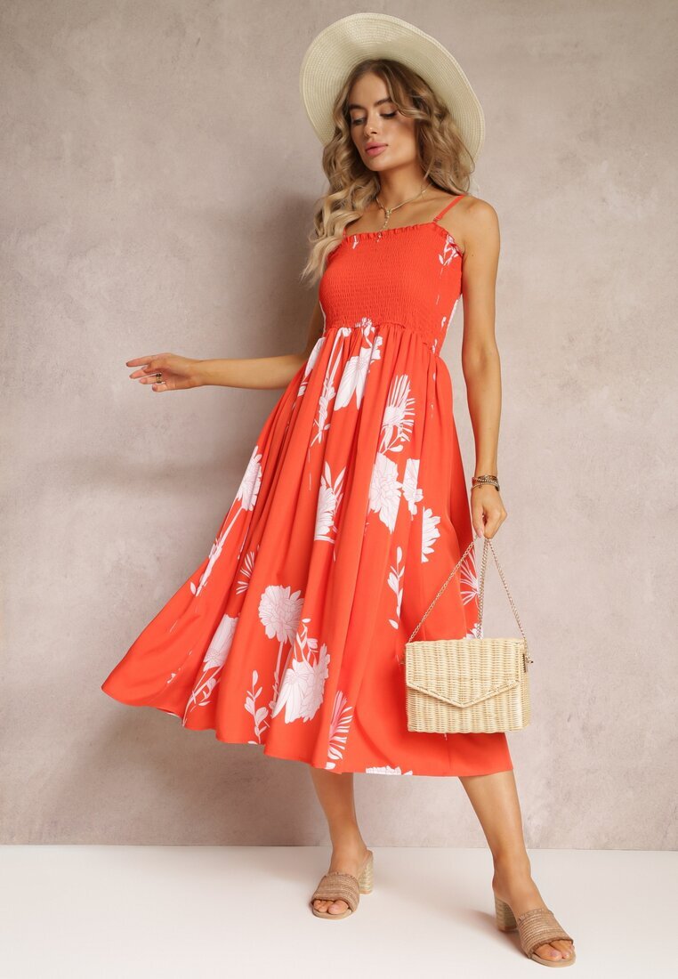 jus de pom Rochie Cloș Portocalie Florală Cronida