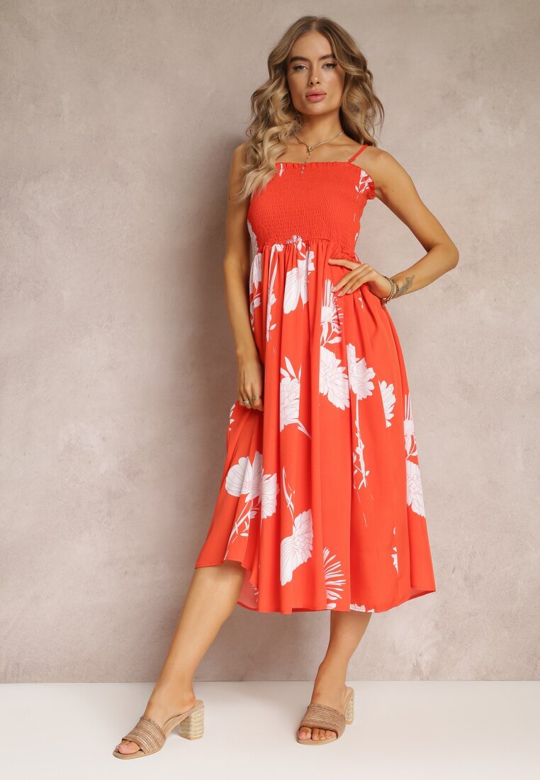 jus de pom Rochie Cloș Portocalie Florală Cronida