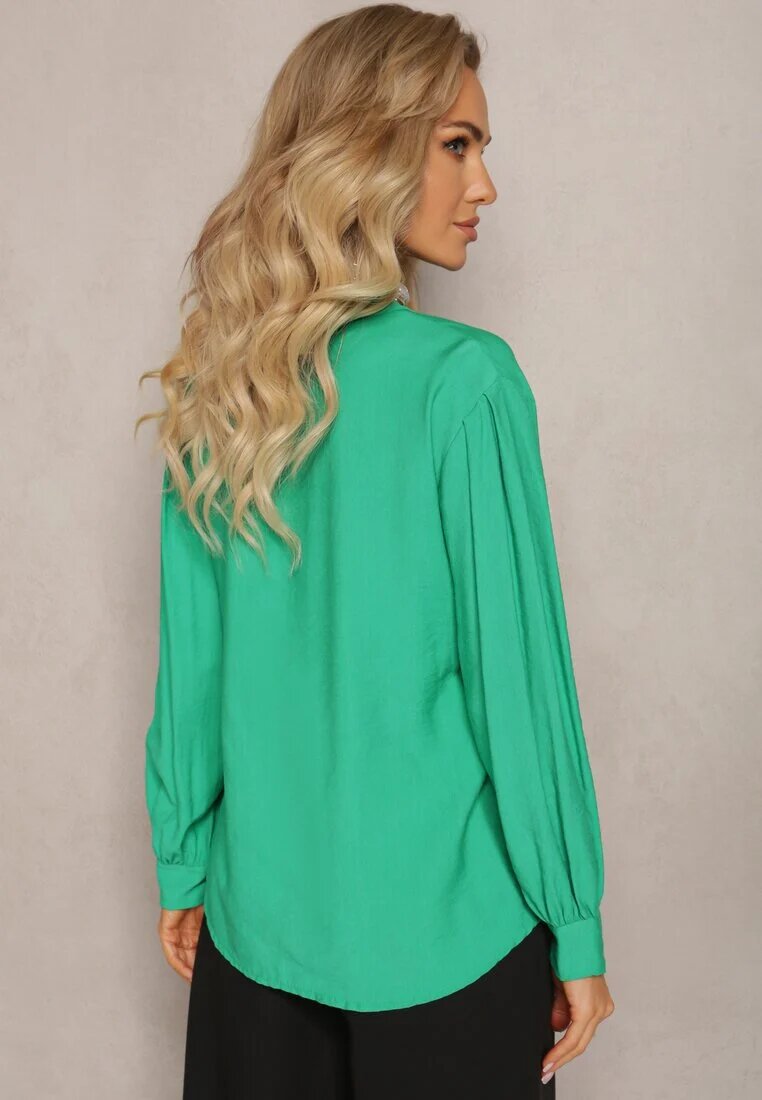 lily rose Cămașă Verde încheiată cu mânecă plisată Marela