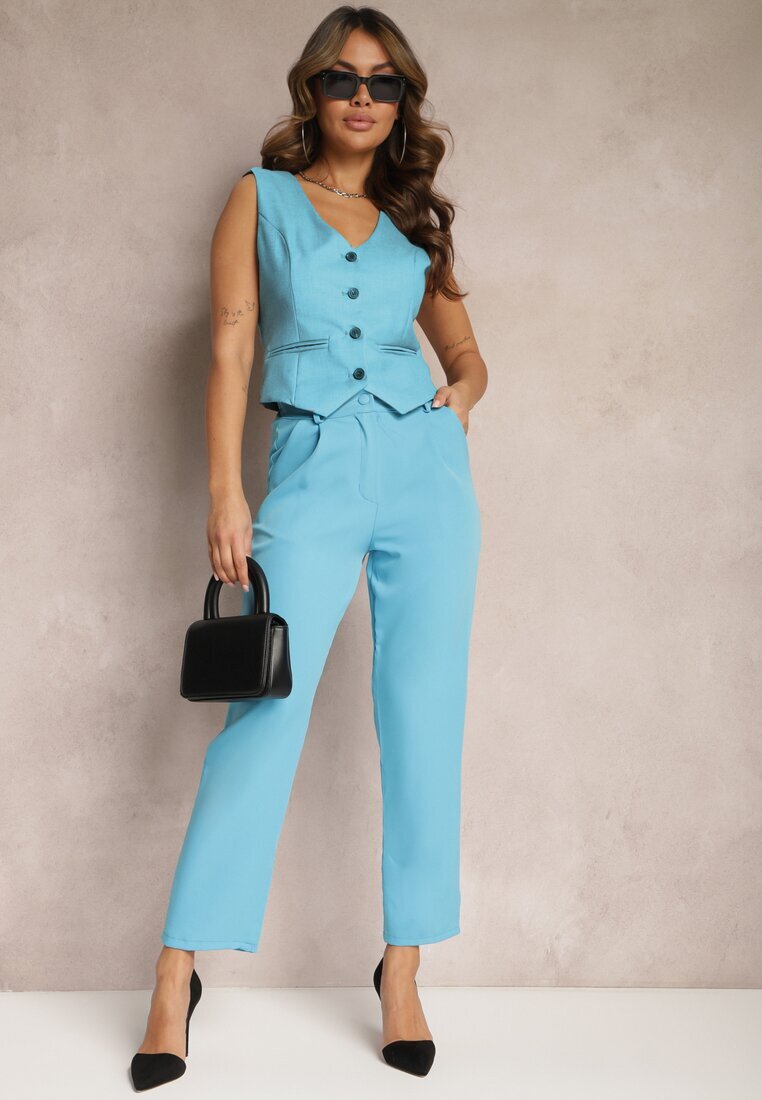 lily rose Pantaloni Albaștri Regular Namamn