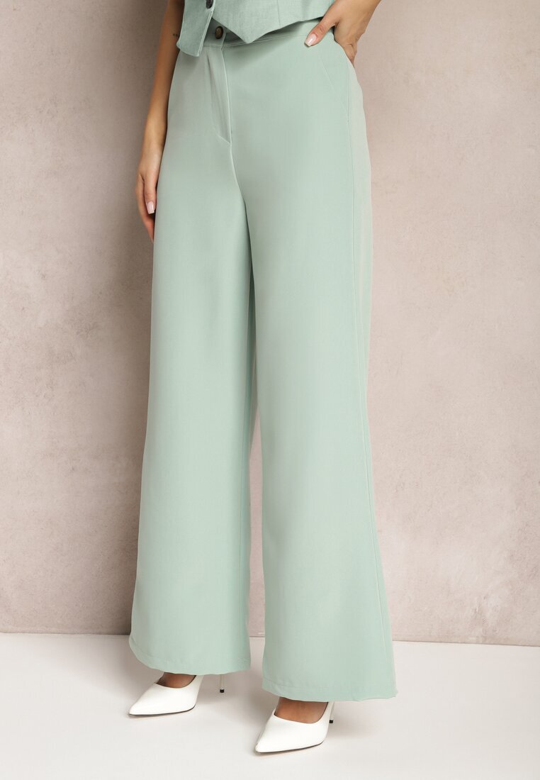 lily rose Pantaloni Largi Verde deschis Laodaleia