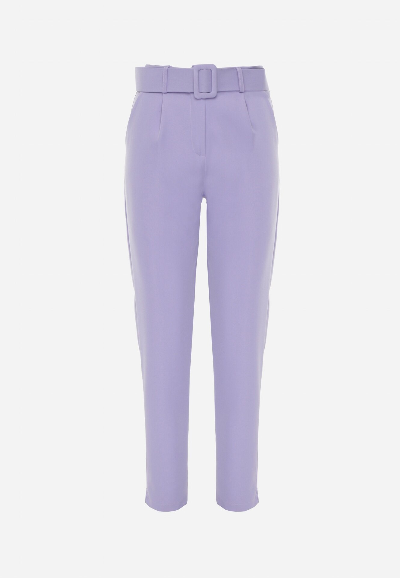 lily rose Pantaloni Mov De Costum High Waist cu Centură Wenus