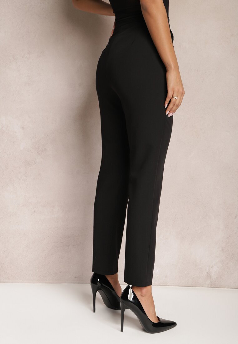 lily rose Pantaloni Negri de costum High Waist Zimara