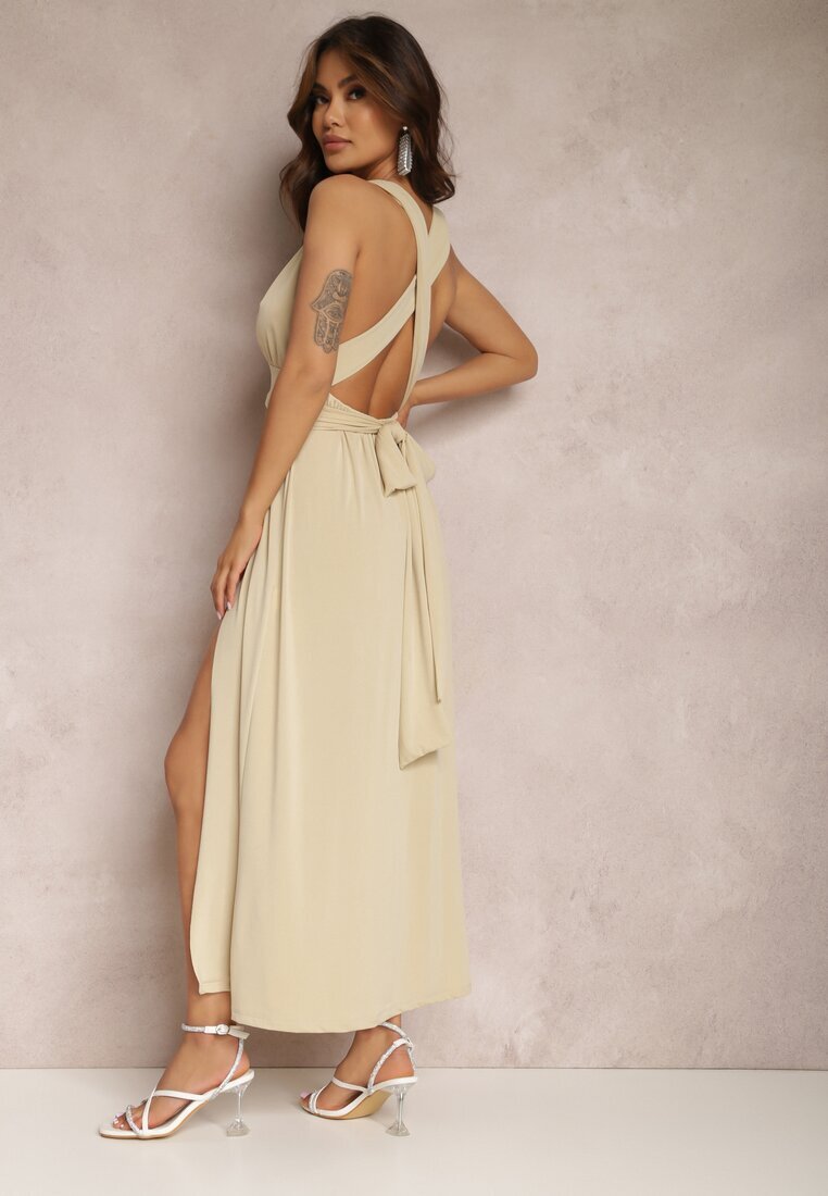 lily rose Rochie bej Hellano