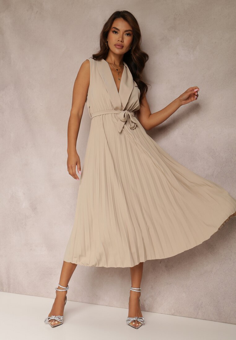 lily rose Rochie bej Volantis