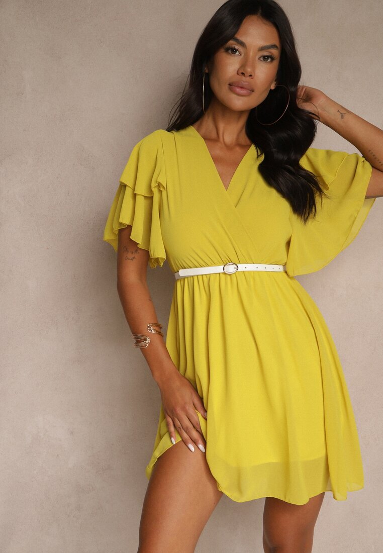 lily rose Rochie Galbenă Nemele