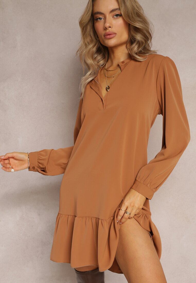 lily rose Rochie Maro deschis Dreaptă Oversize Neki