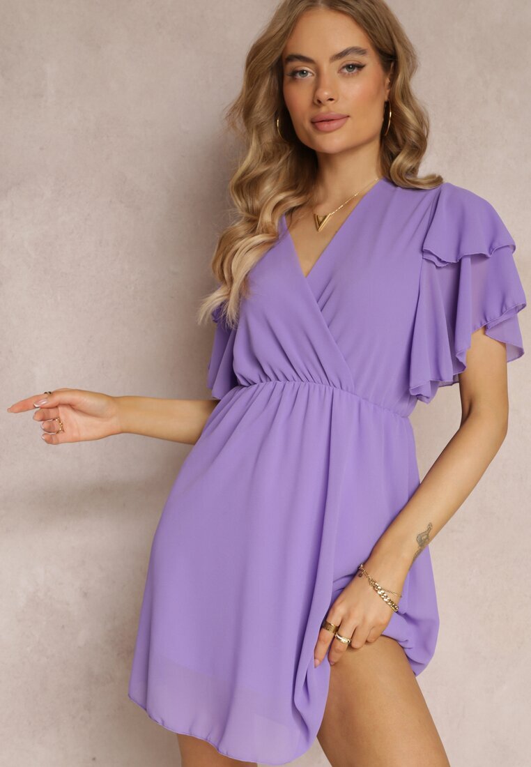 lily rose Rochie Mov Nemele