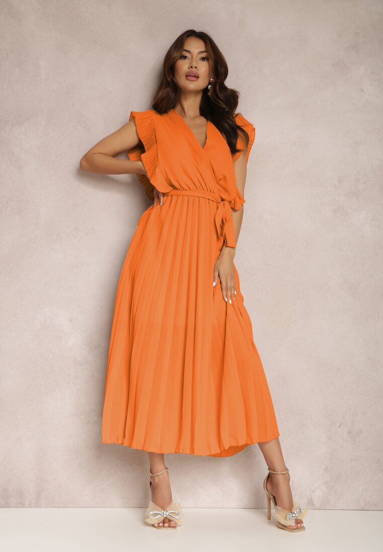 lily rose Rochie Portocalie Ismena