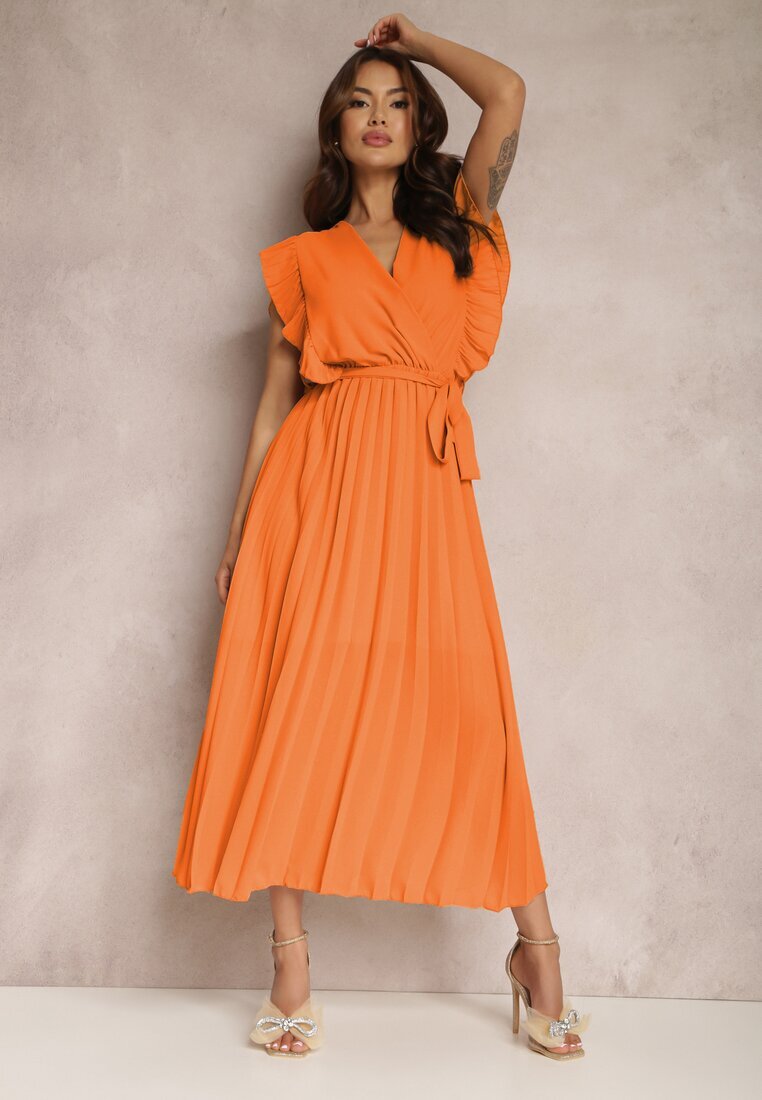 lily rose Rochie Portocalie Ismena