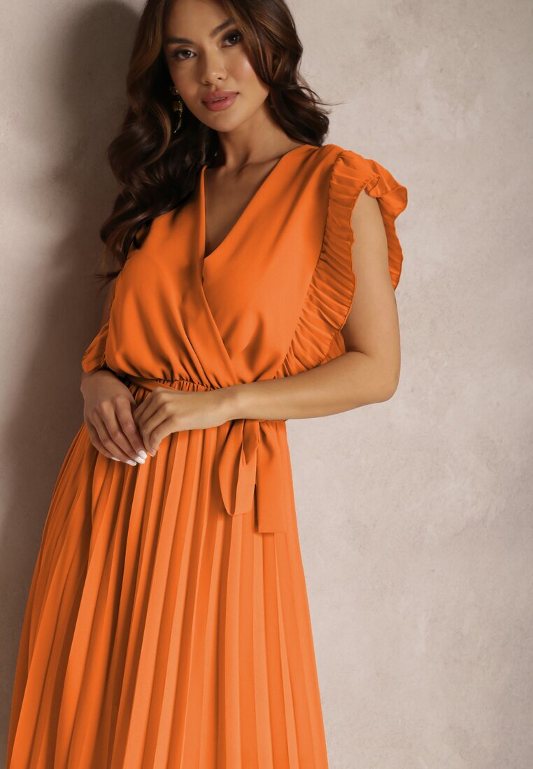 lily rose Rochie Portocalie Ismena