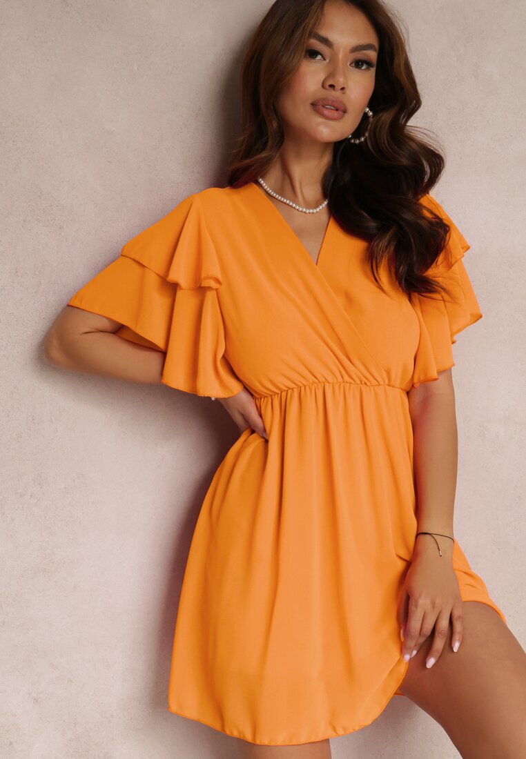 lily rose Rochie Portocalie Nemele