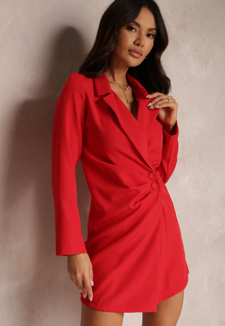 lily rose Rochie Roșie Semiche
