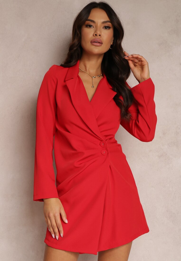 lily rose Rochie Roșie Semiche