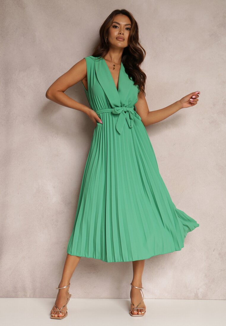 lily rose Rochie Verde Volantis
