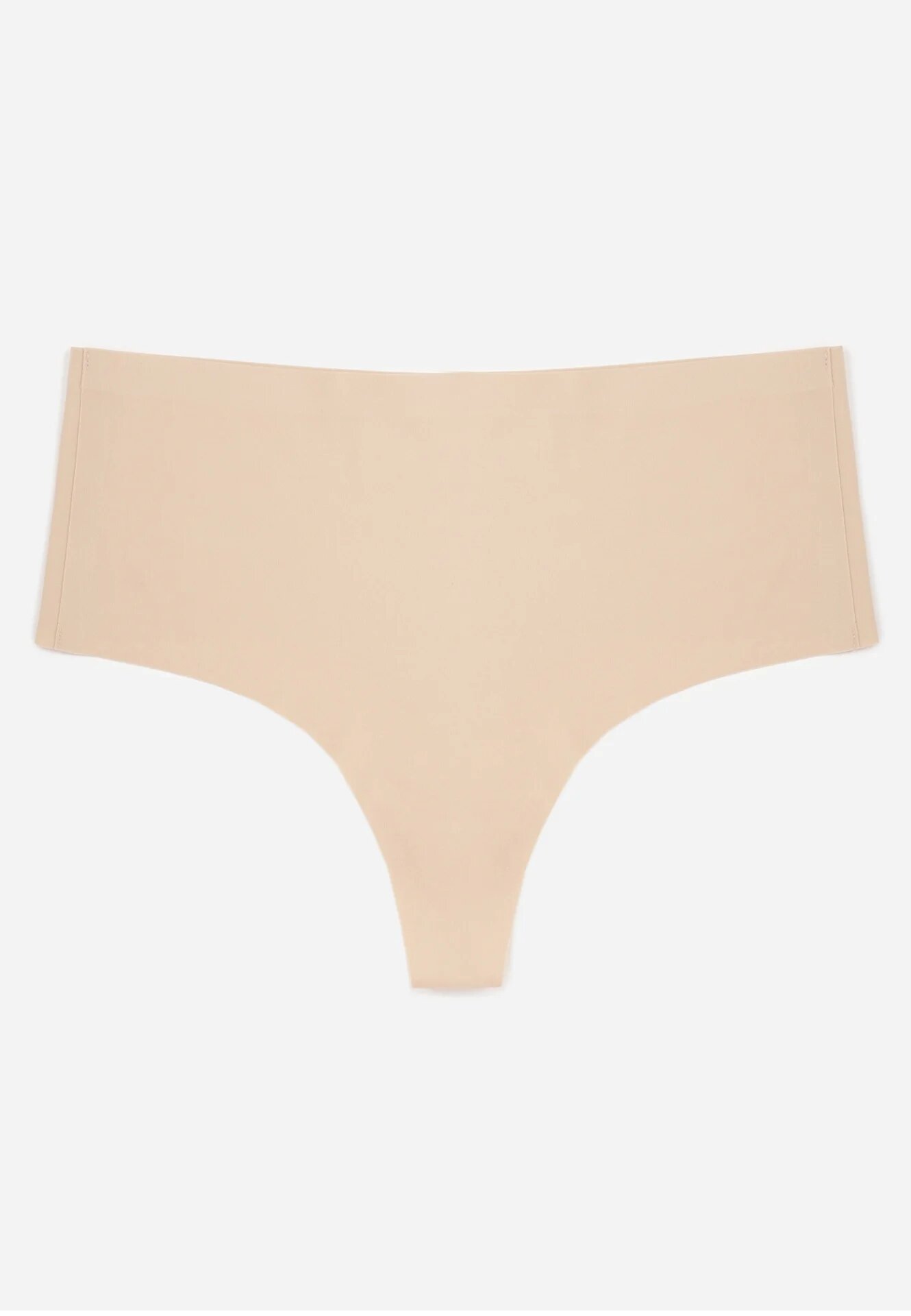 love magnolia Chiloți tanga High Waist fără cusături Oreasa Bej