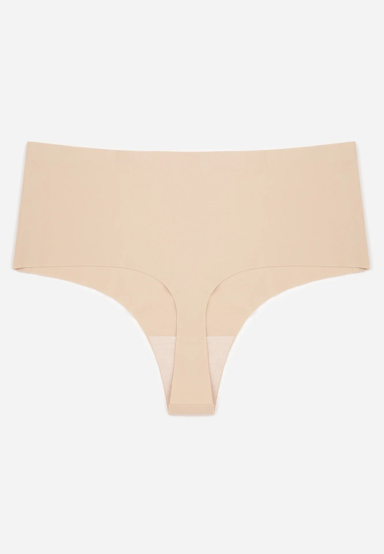 love magnolia Chiloți tanga High Waist fără cusături Oreasa Bej