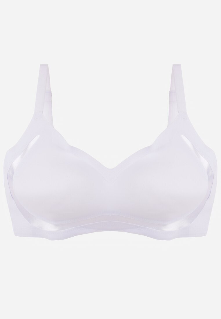 love magnolia Sutien Alb Decorat cu inserții transparente și cu întărire Seanael