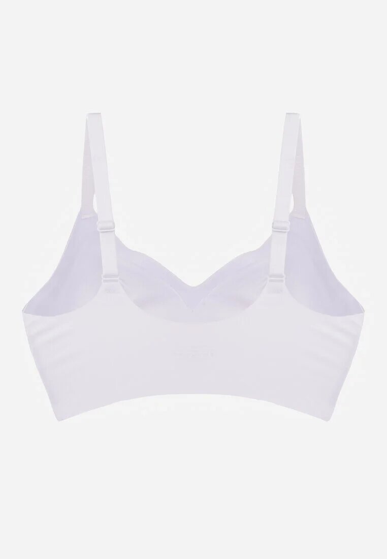 love magnolia Sutien Alb Decorat cu inserții transparente și cu întărire Seanael