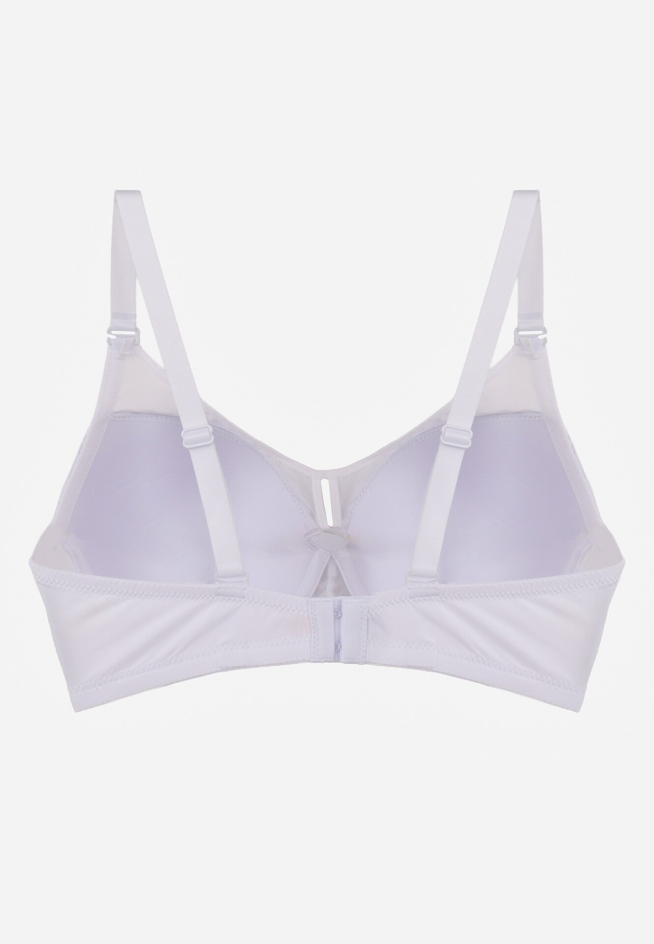 love magnolia Sutien Alb din dantelă cu aplicație metalică Dorzedi