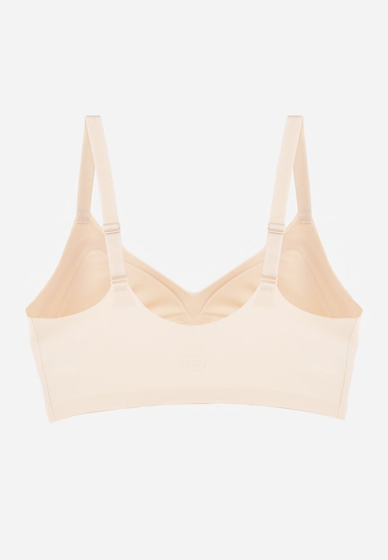 love magnolia Sutien Bej Decorat cu inserții transparente cu întărire Seanael