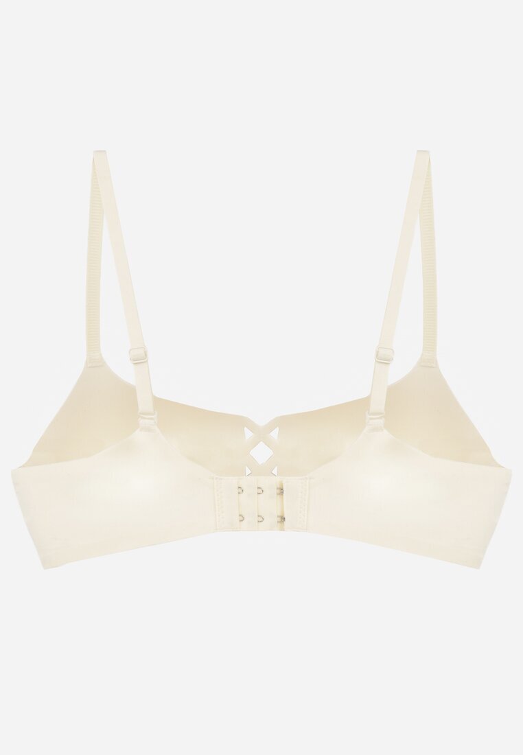 love magnolia Sutien Bej deschis cu un finisaj neted cu imitație de legătură Azisene