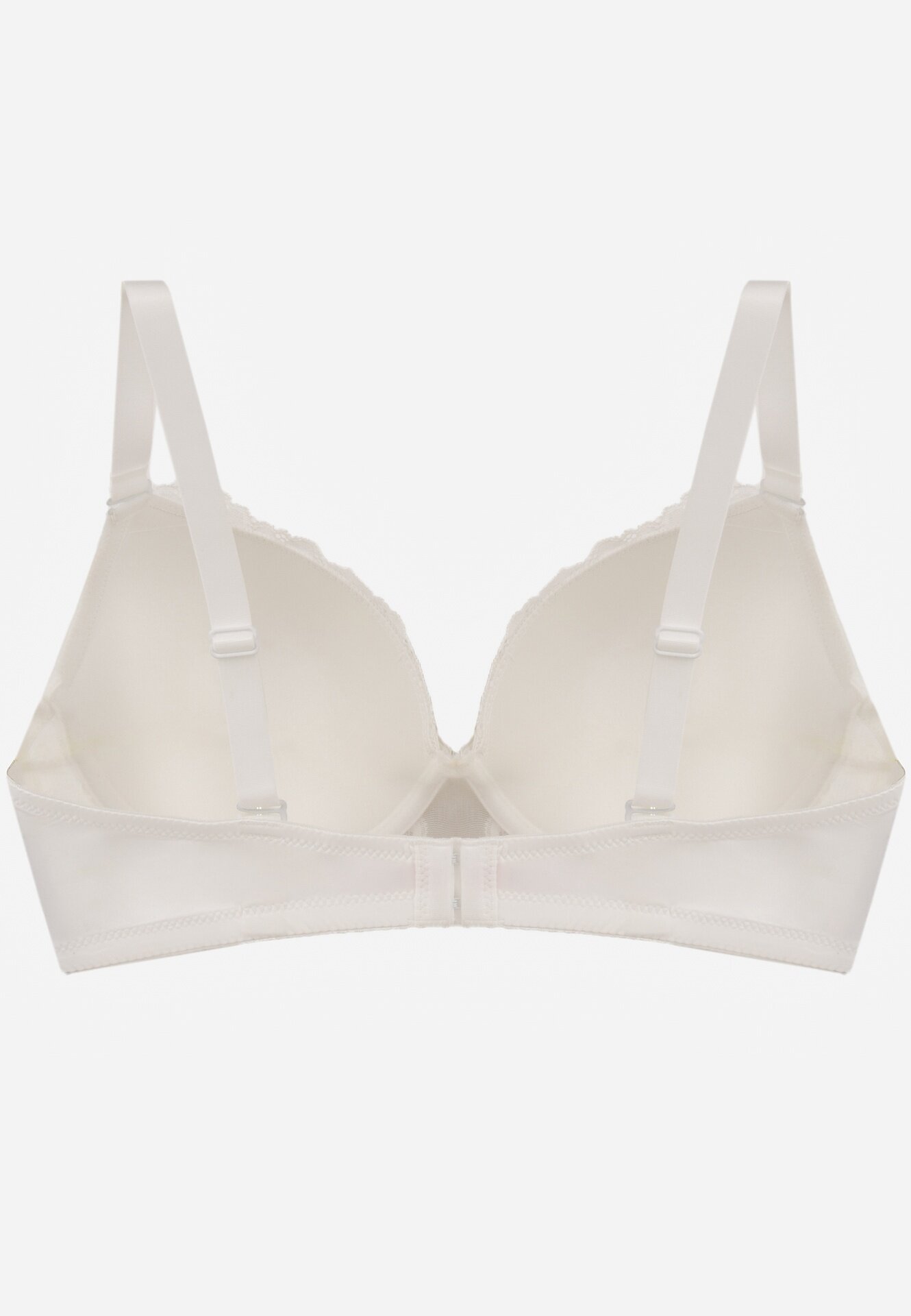 love magnolia Sutien bej deschis din dantelă cu aplicație metalică Dorzedi