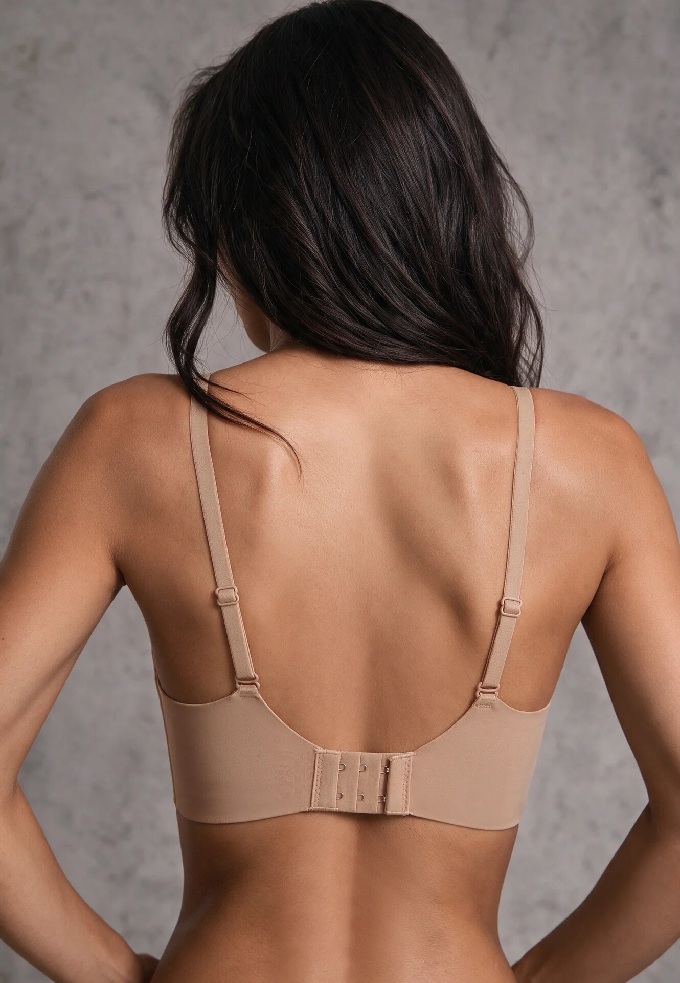 love magnolia Sutien Bej închis cu finisaj neted cu imitație de legătură Azisene