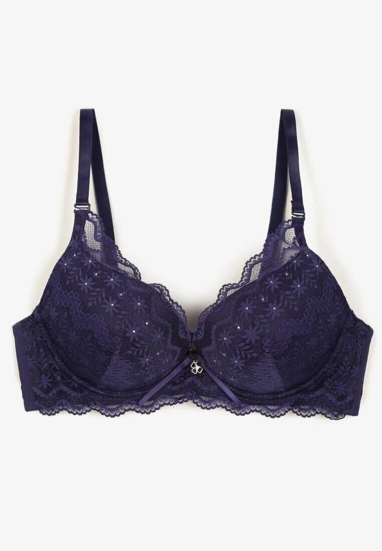 love magnolia Sutien bleumarin dantelat tip push-up Mellimi