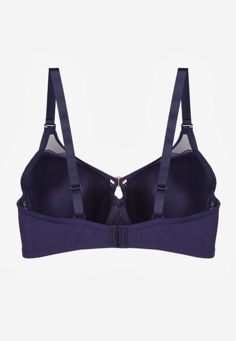 love magnolia Sutien bleumarin din dantelă cu inimă de zirconiu Adrievianna