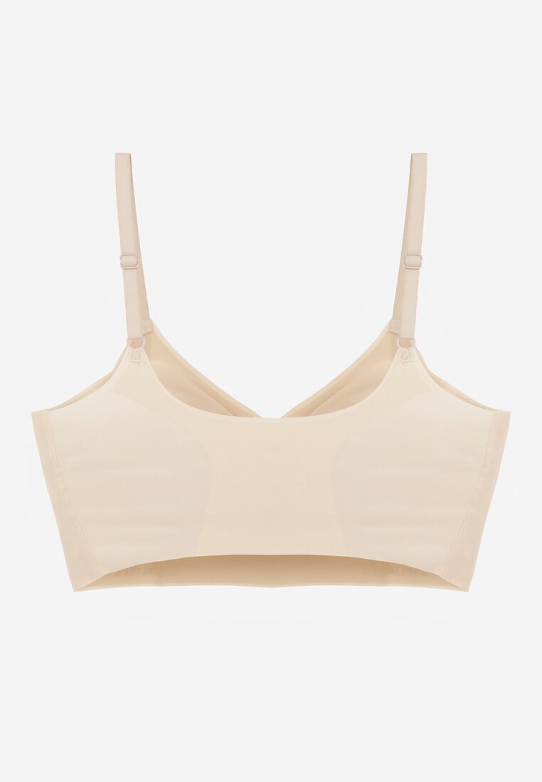 love magnolia Sutien Elastic Bej Fără Cusături Fără Armătură Edaelia