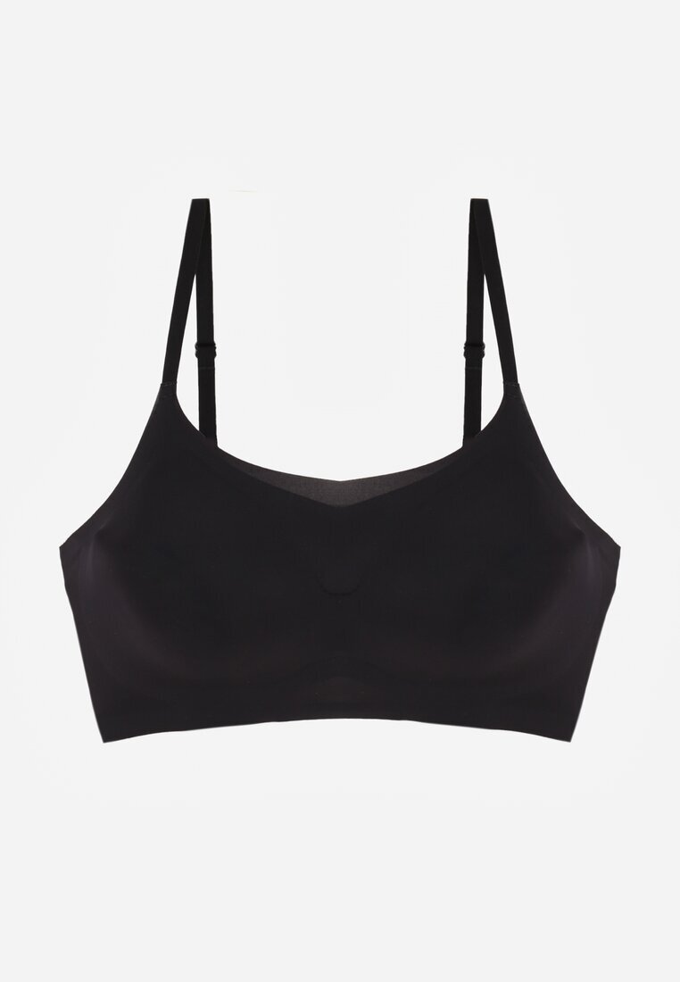 love magnolia Sutien negru cu burete cu finisaj fără cusături Fără sârme Leanoreth