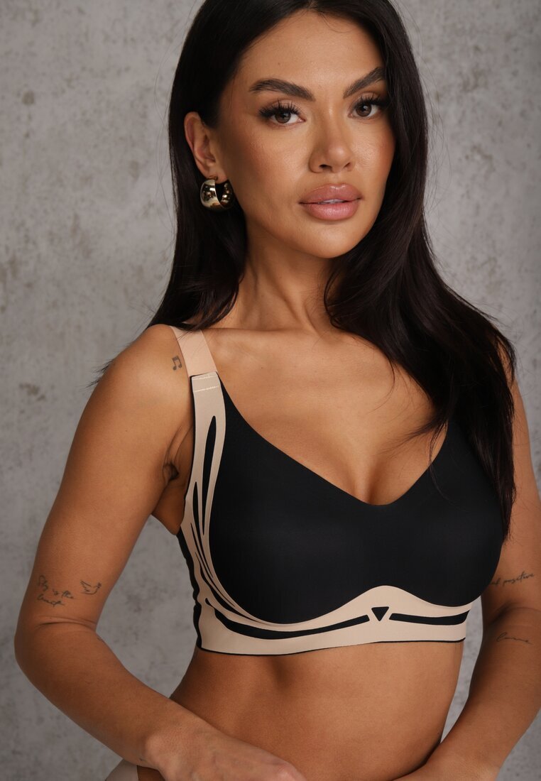 love magnolia Sutien Negru cu închidere cu agrafe Oledis