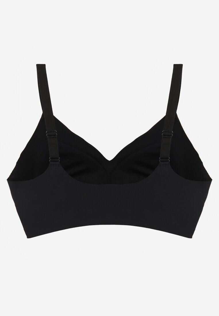 love magnolia Sutien Negru Decorat cu inserții transparente cu întărire Seanael
