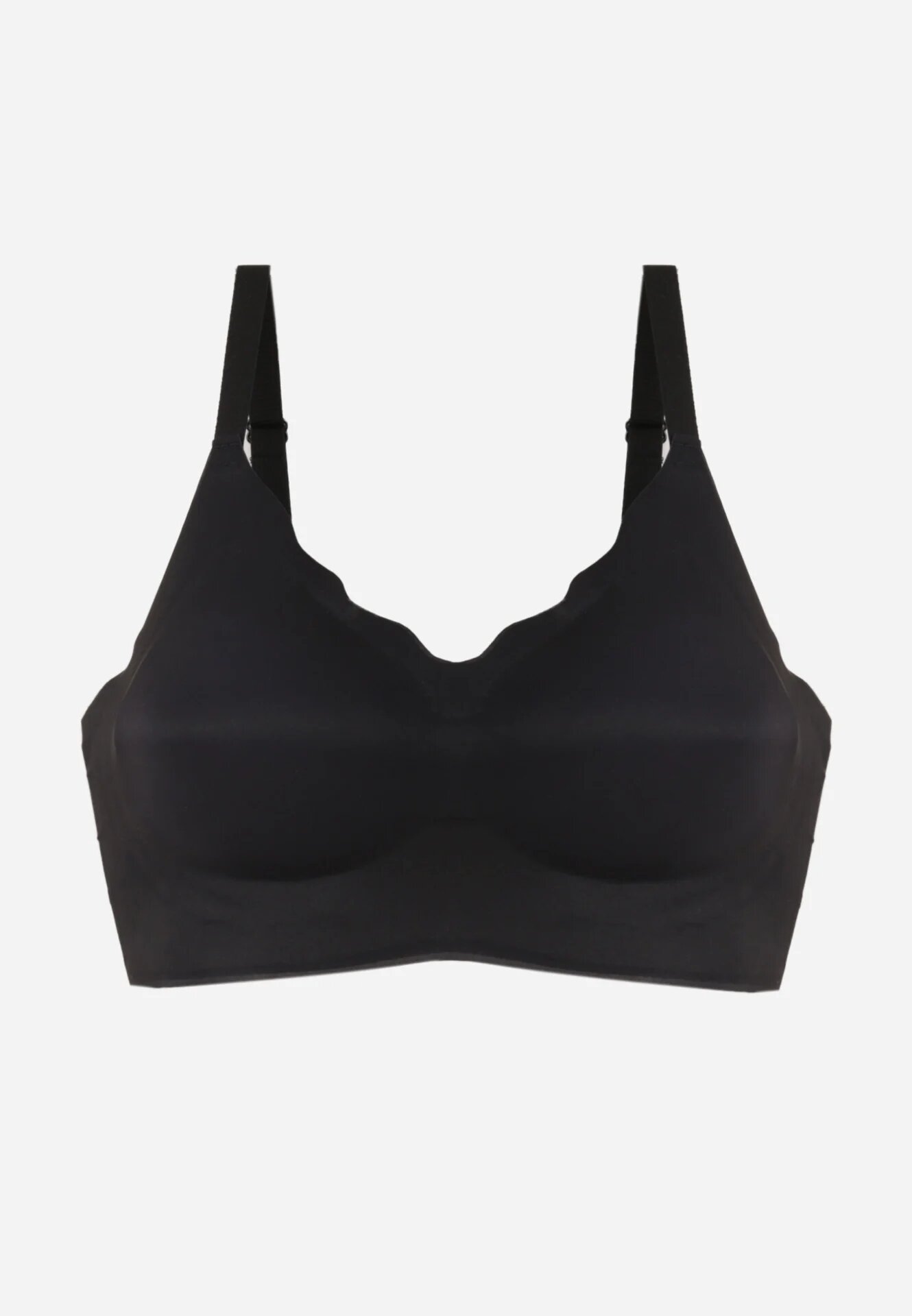 love magnolia Sutien Negru Fără cusături cu burete Fără sârmă Zeritha
