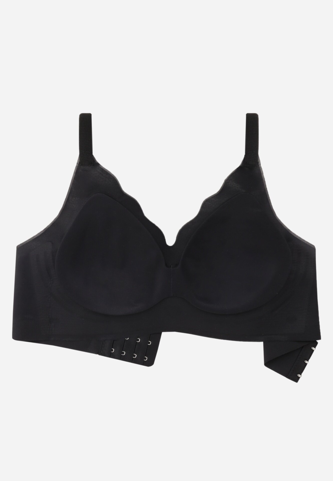 love magnolia Sutien Negru Fără cusături cu burete Fără sârmă Zeritha