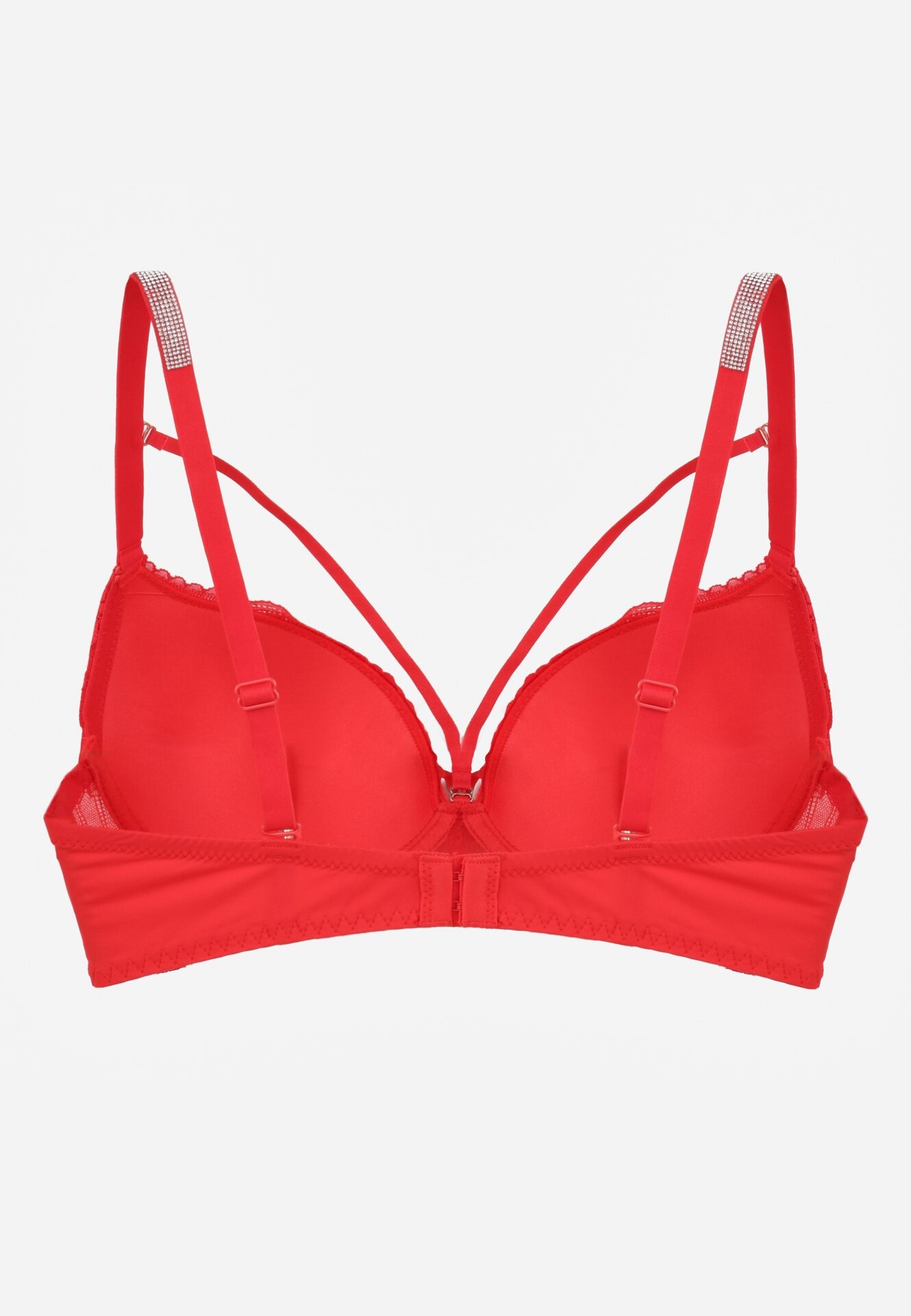 love magnolia Sutien Roșu Din dantelă Decorat cu fundă Falzedia