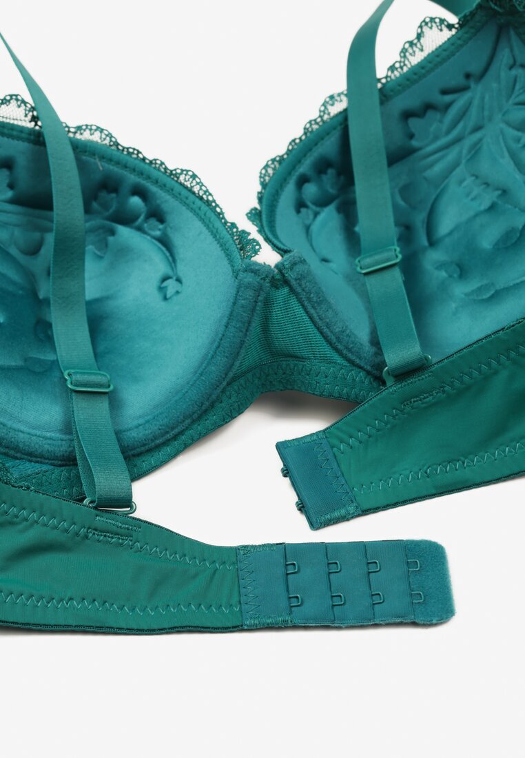 love magnolia Sutien Verde cu Dantelă și Fundă Amirio