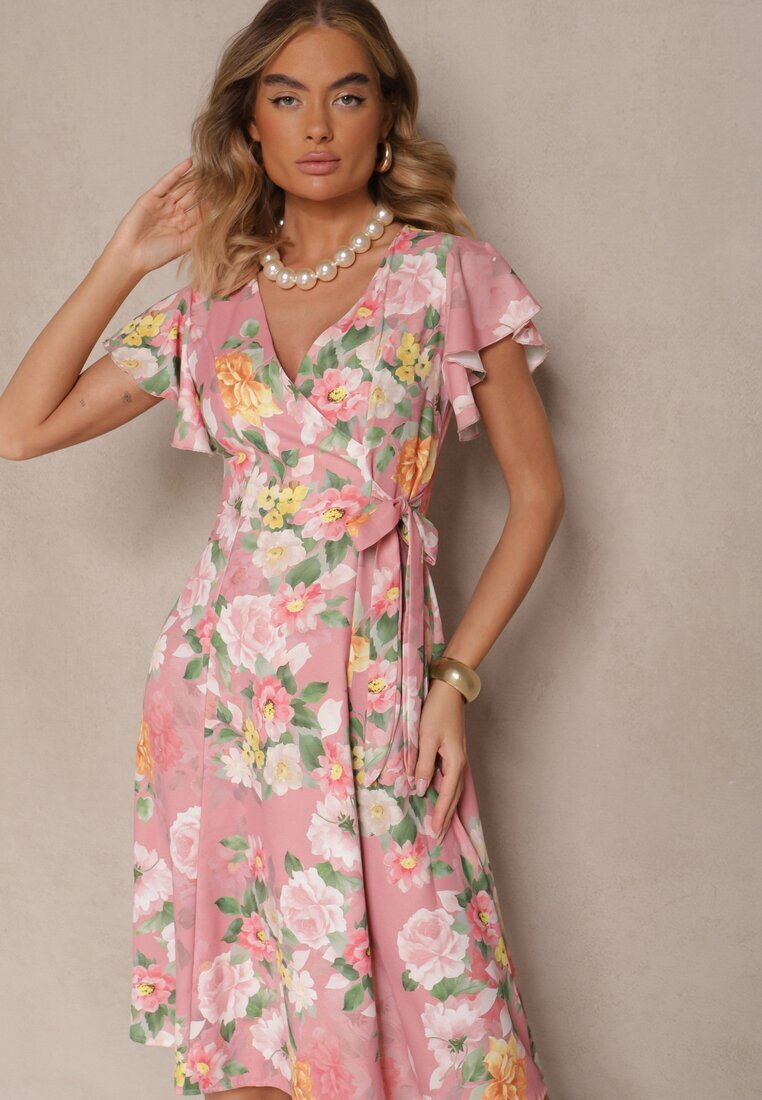lovery Rochie Tip plic Rozalie cu flori Atesalia