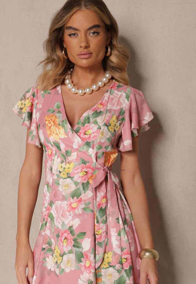 lovery Rochie Tip plic Rozalie cu flori Atesalia