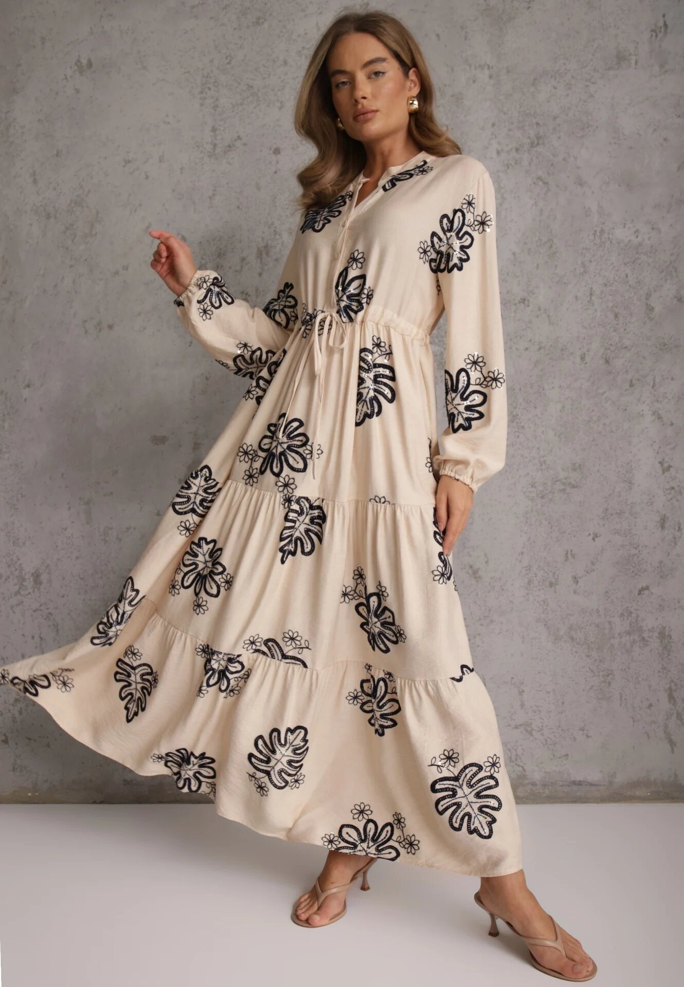 m&d fashion Rochie Dianona Bej