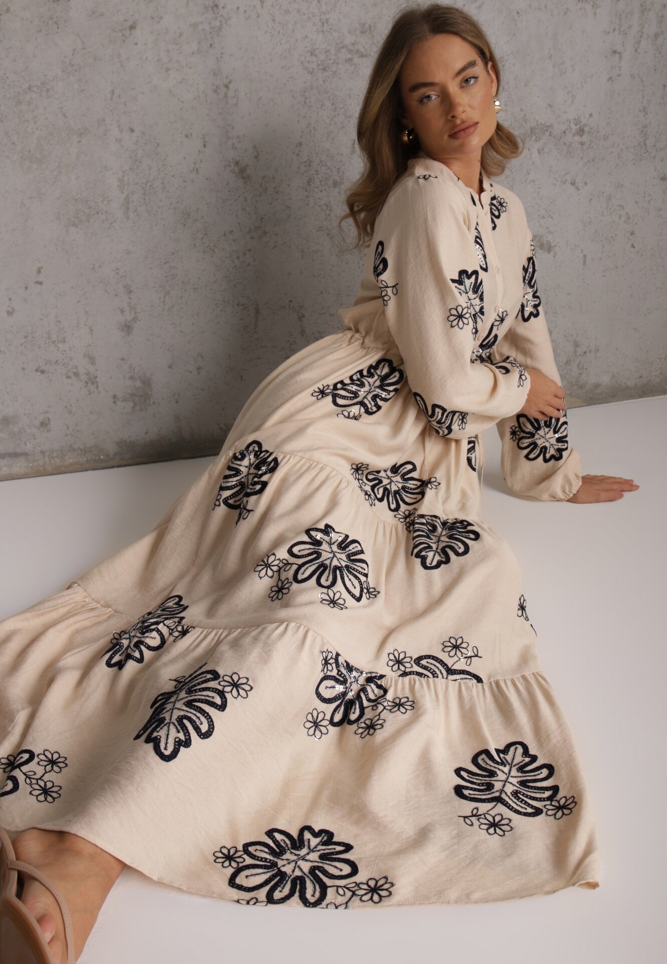 m&d fashion Rochie Dianona Bej