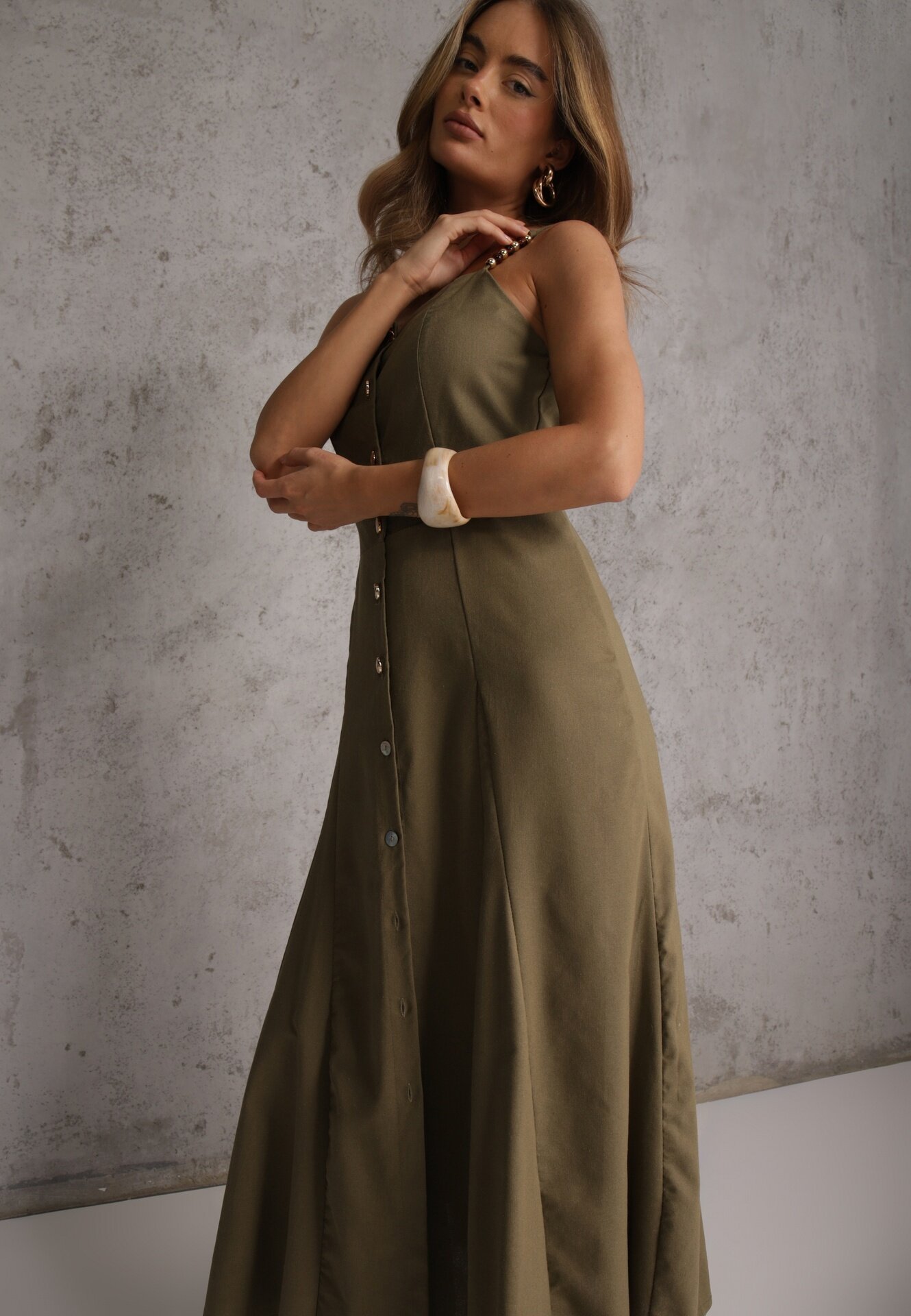 m&d fashion Rochie Galopon Verde