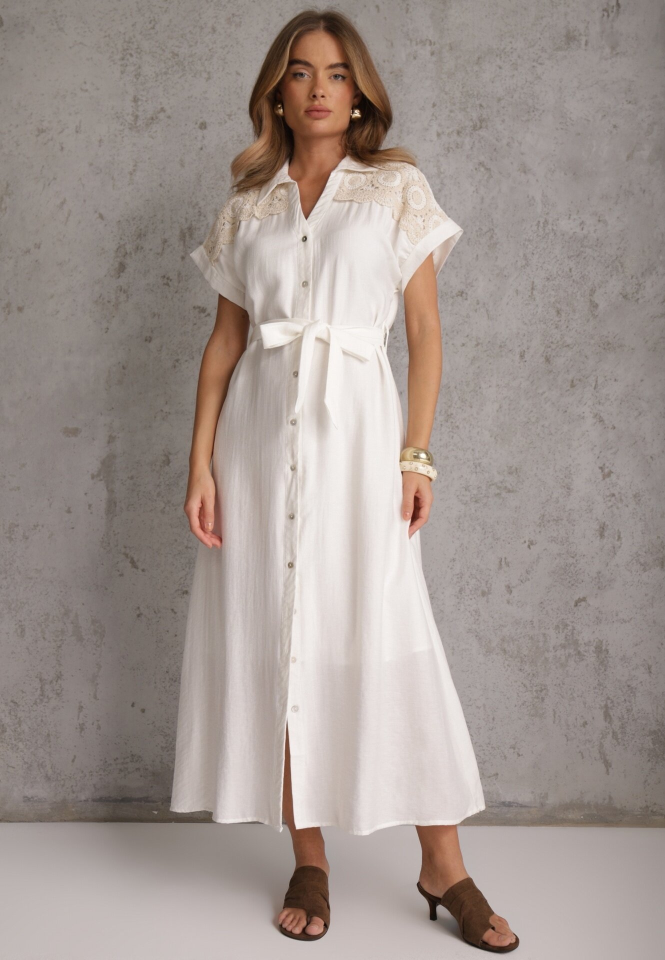 m&d fashion Rochie Tyrielle Albă