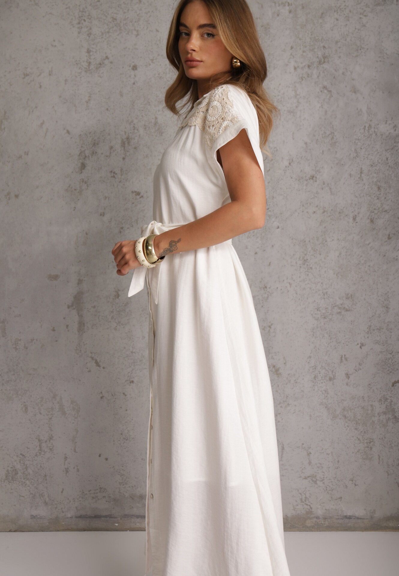 m&d fashion Rochie Tyrielle Albă